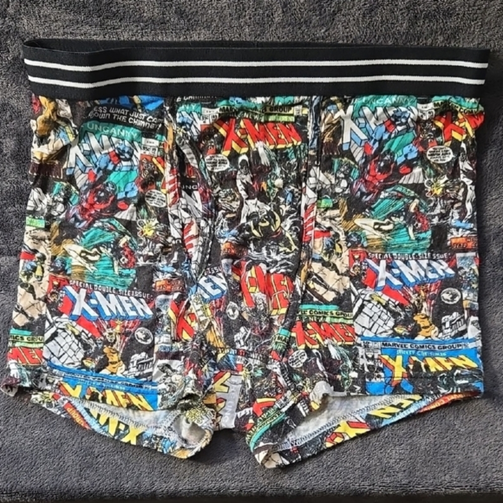 Marvel X-Men Comic Graphic Boxer Briefs